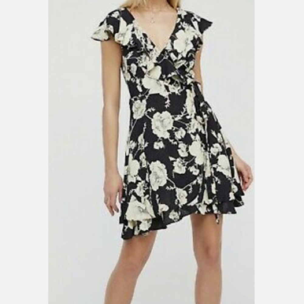COPY - Free People French Quarter Wrap Mini Dress. NWT